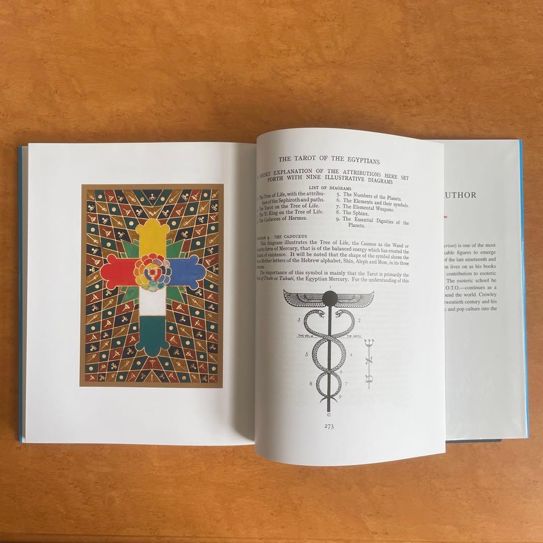 洋書 THE BOOK OF THOTH (Egyptian Tarot)