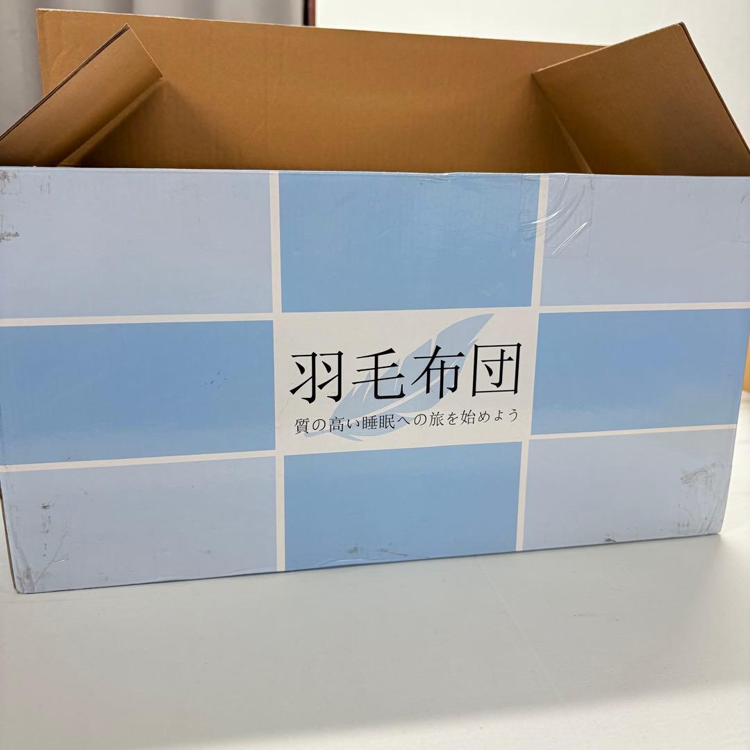 51新品　羽毛布団　ダブル　掛け布団　100％羽毛1.4kg　RDS認証