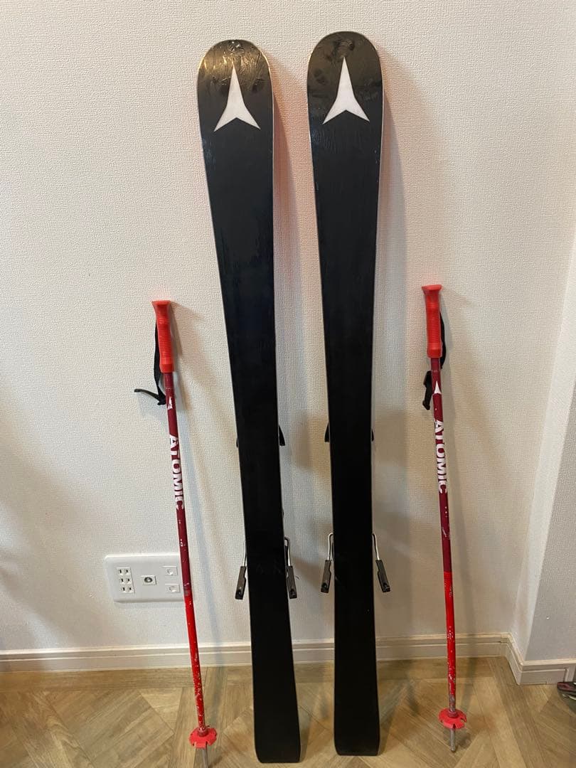 Atomic Redster J9 120cm スキーセット ストック付き