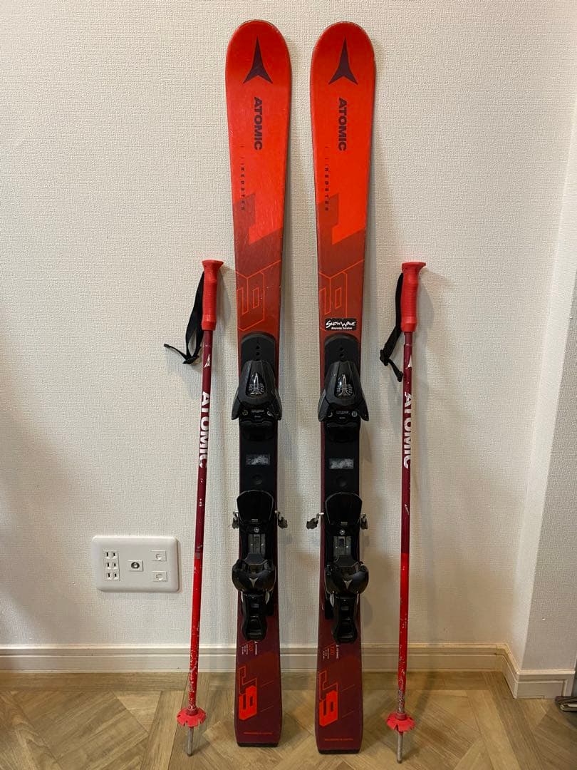 Atomic Redster J9 120cm スキーセット ストック付き