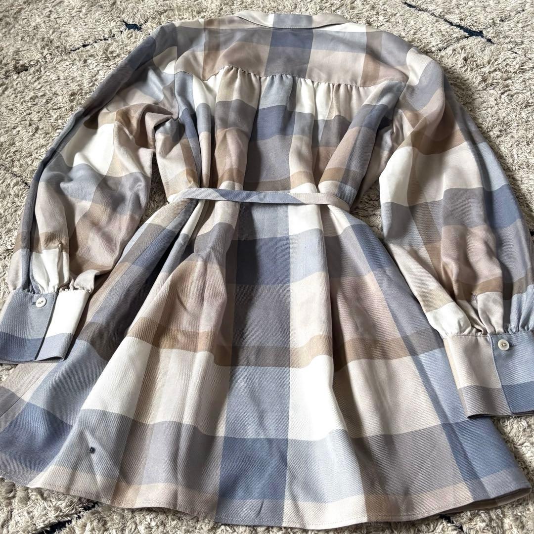 【タグ付き✨】ブルーレーベルクレストブリッジ　3way チュニック　リボン　38