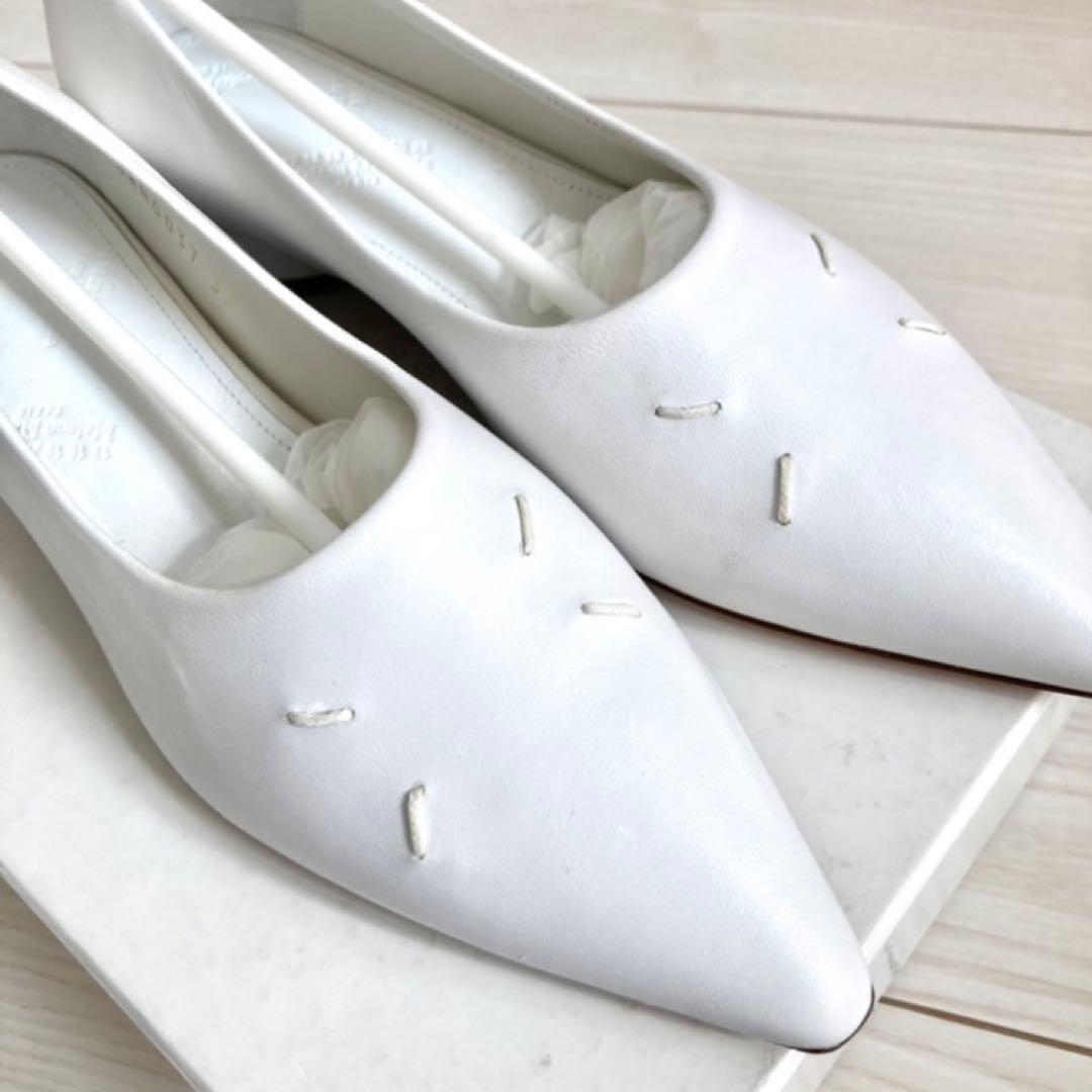 【未使用】定価12万円 マルジェラ フラットパンプス バレエシューズ
