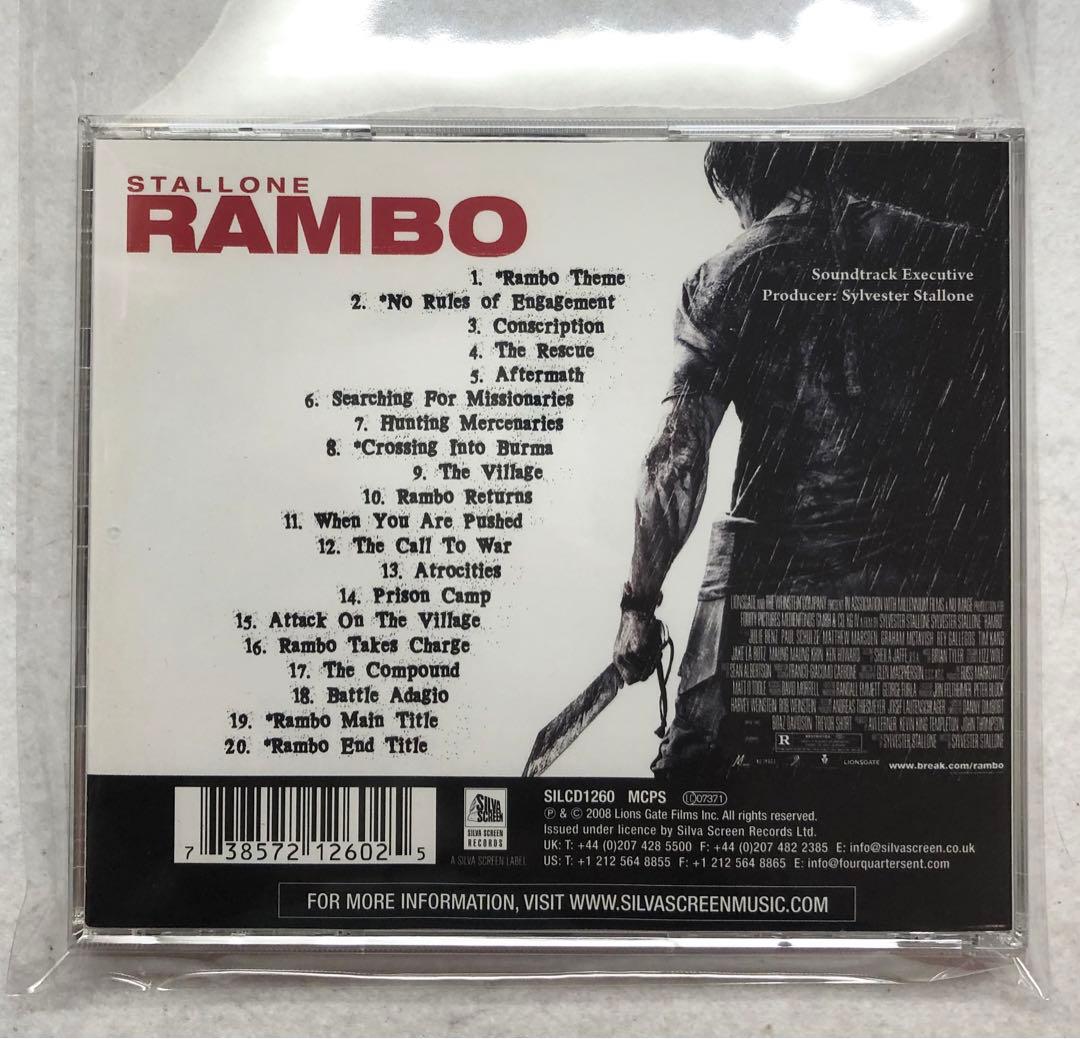映画ランボー STALLONE RAMBO サウンドトラック CD スタローン
