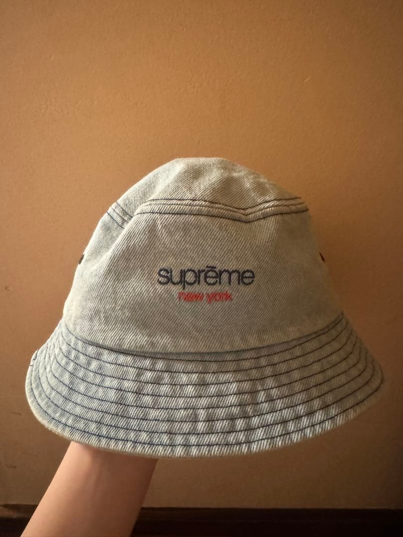 supreme バケットハット デニム生地