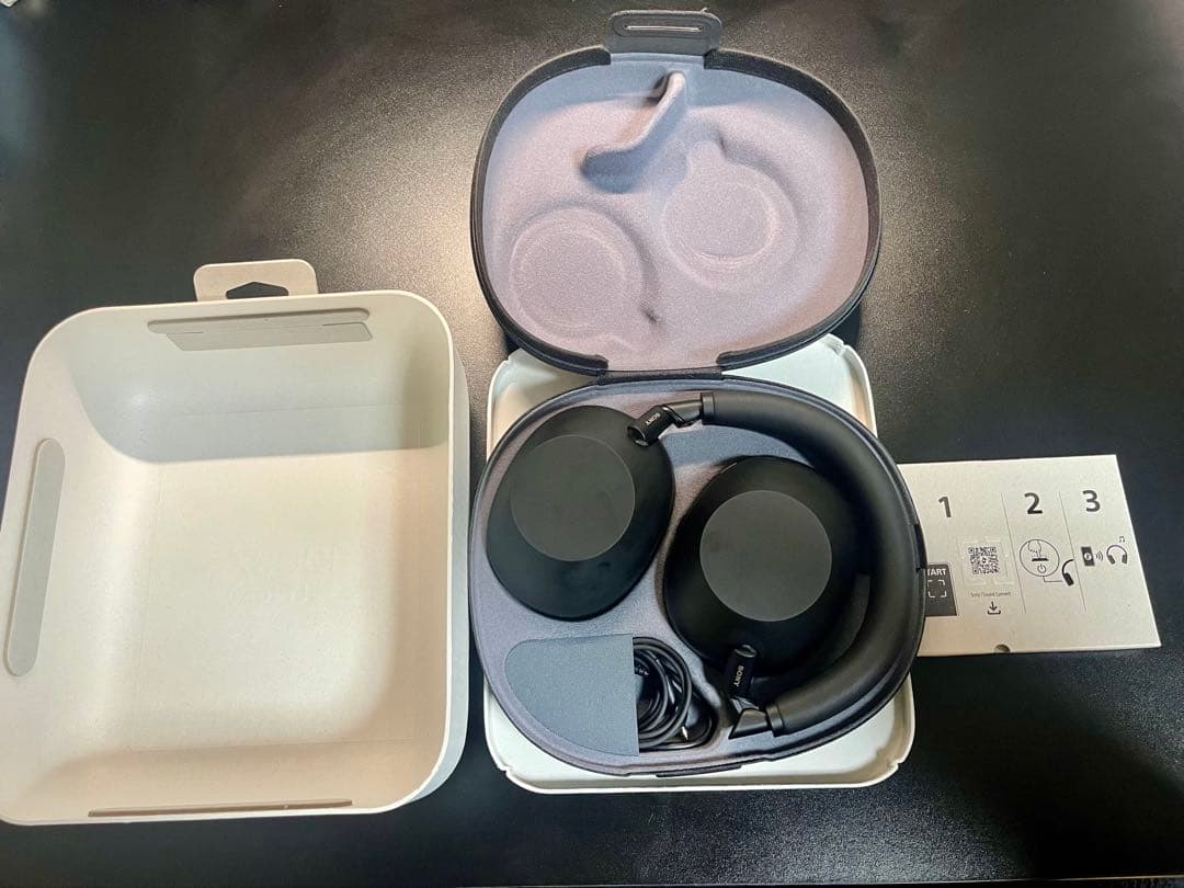 【付属品完備】SONY WH-1000XM6 ブラック｜動作良好｜左耳小傷あり