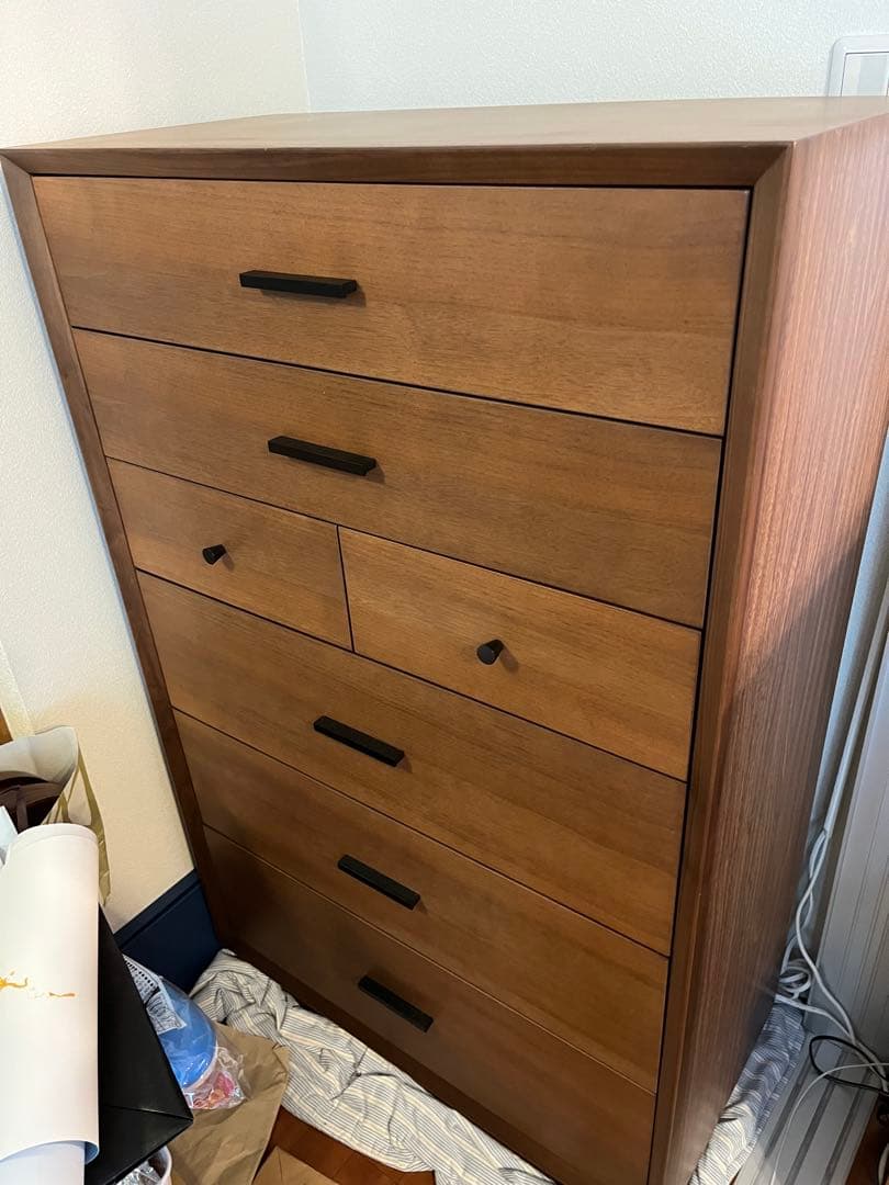 ニトリ6段引出し　ハイチェストNフィルン800