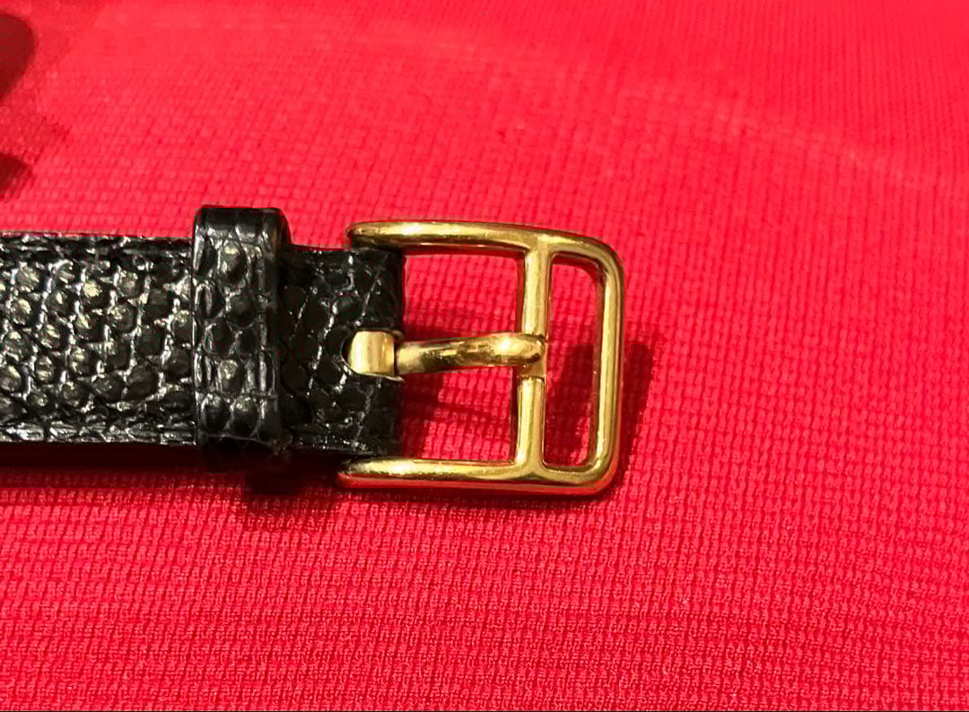 HERMES エルメスケリーウォッチ　ゴールド✖️ブラック