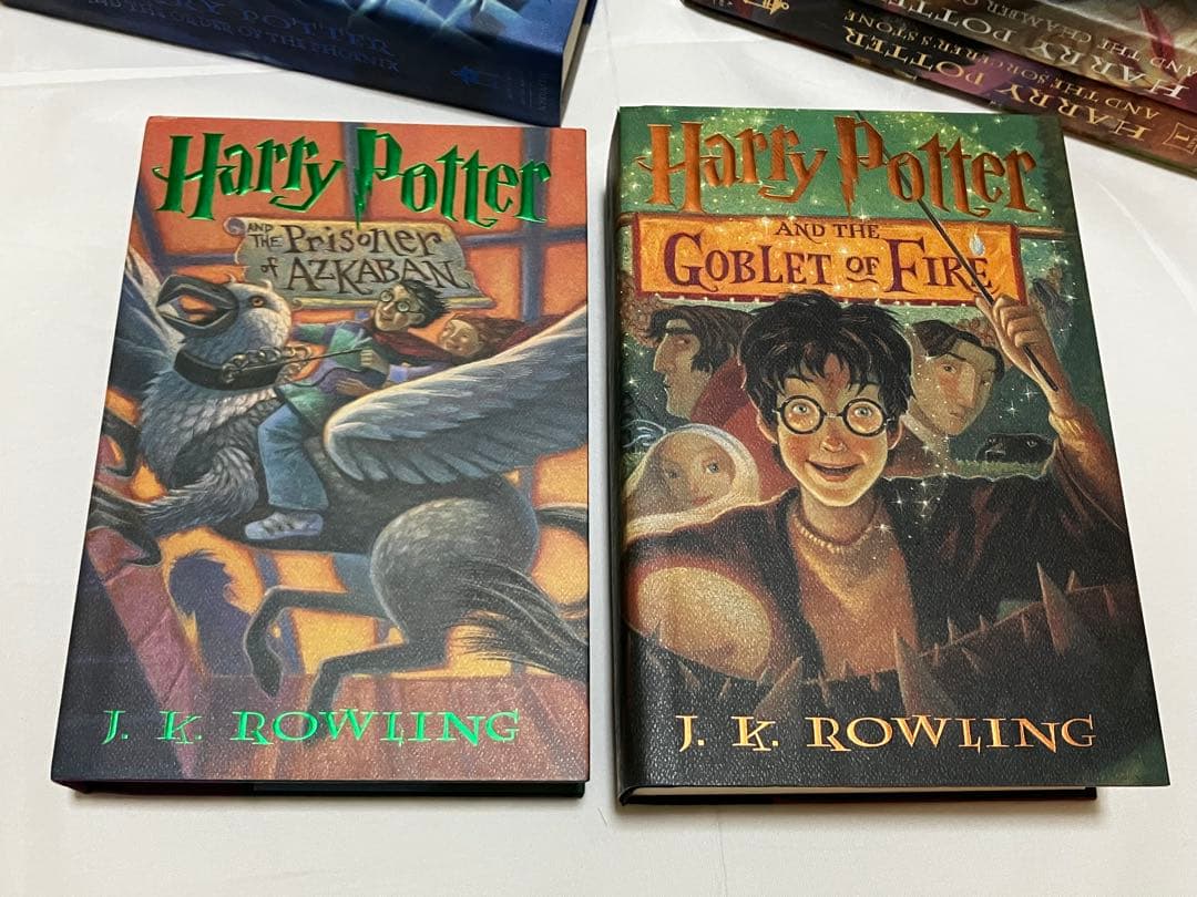 洋書・ハリーポッター5巻セット・5冊セット・収納BOX付き・ペーパーボックス付き