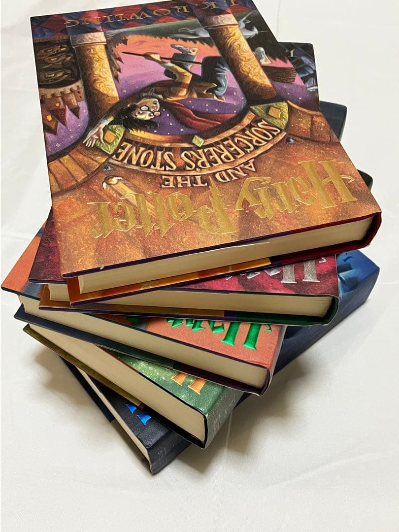 洋書・ハリーポッター5巻セット・5冊セット・収納BOX付き・ペーパーボックス付き