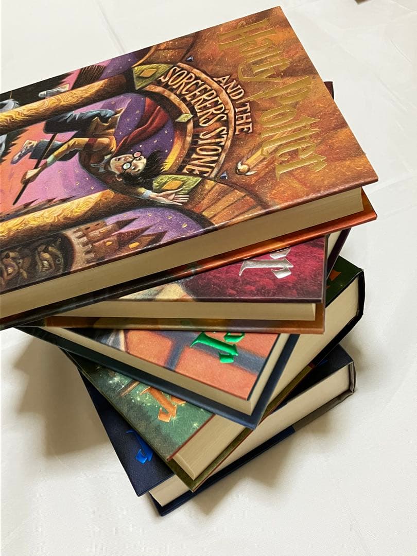 洋書・ハリーポッター5巻セット・5冊セット・収納BOX付き・ペーパーボックス付き