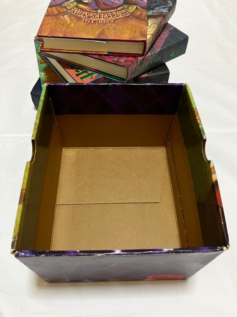 洋書・ハリーポッター5巻セット・5冊セット・収納BOX付き・ペーパーボックス付き