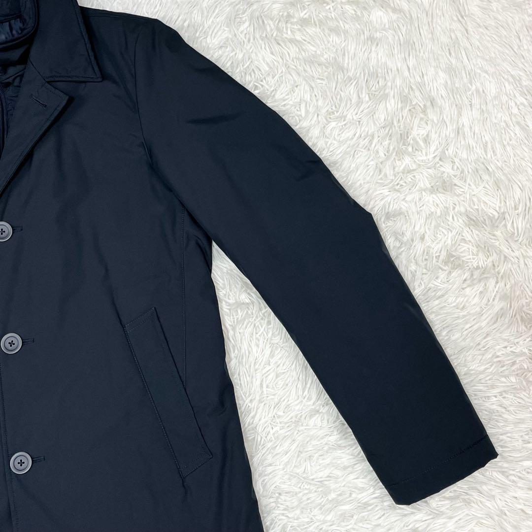 美品 ヘルノ レイヤード チェスターコート HERNOTECH 2way