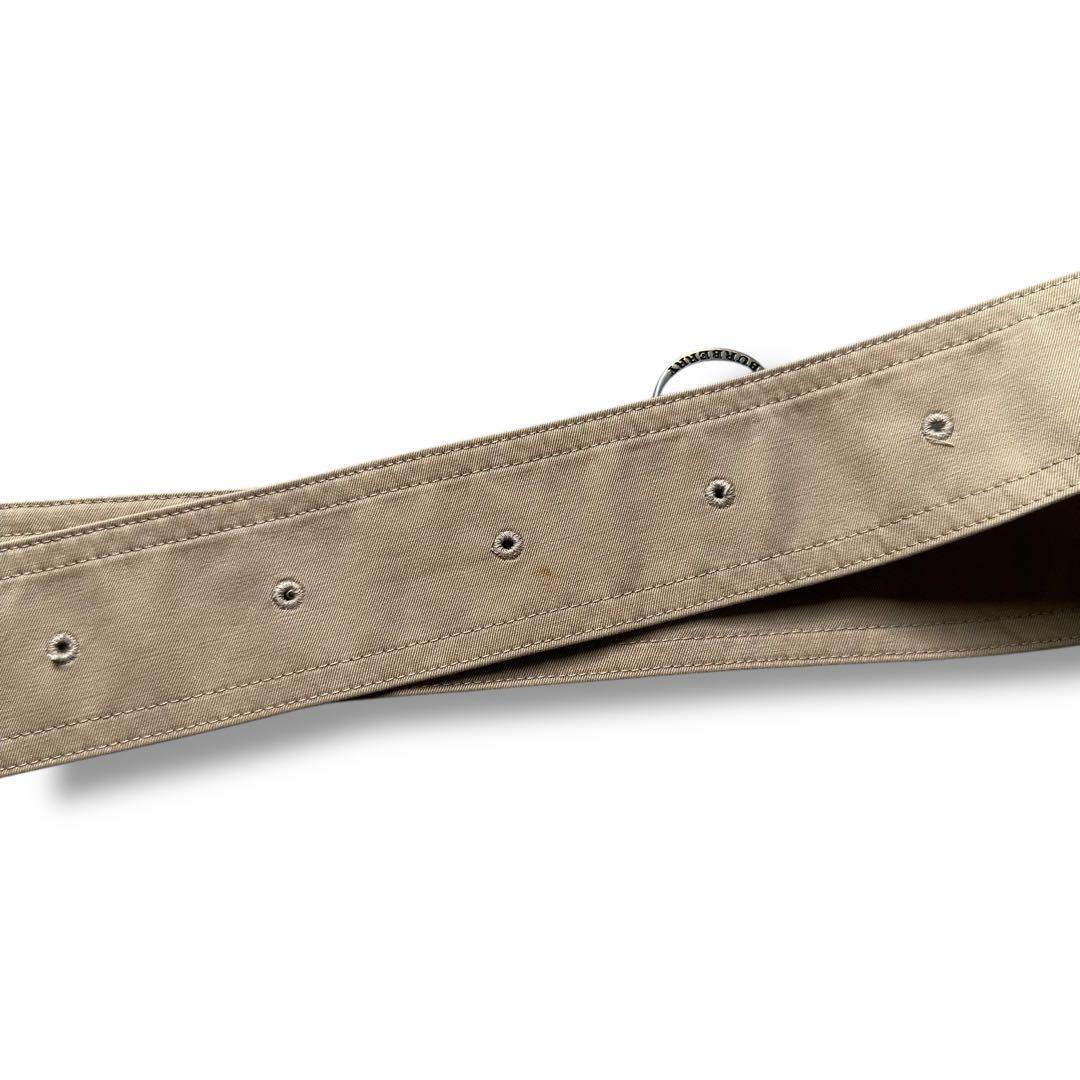 美品 バーバリーロンドン トレンチコート ダブル メガチェック ベルト ロング