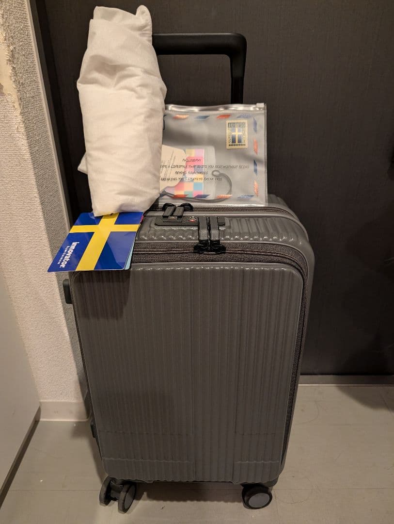 【美品】INV50 38L スチールグレー イノベーター スーツケース
