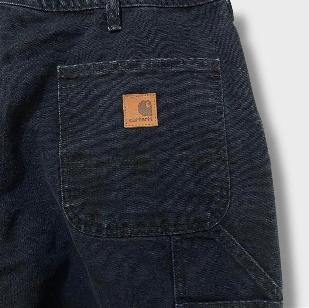 ★Carhartt★B11★ダックコットンペインターパンツ★黒★W38