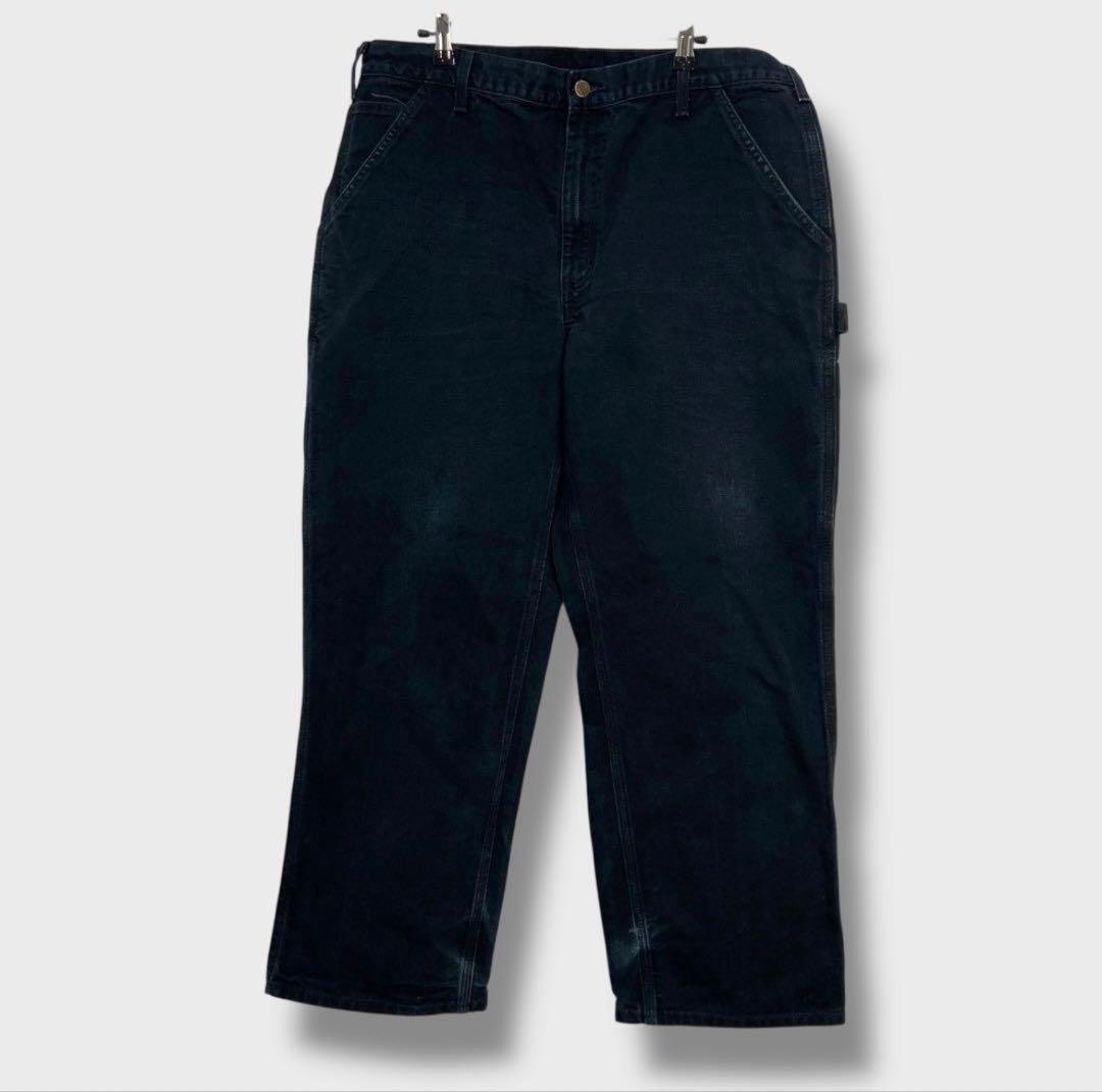 ★Carhartt★B11★ダックコットンペインターパンツ★黒★W38