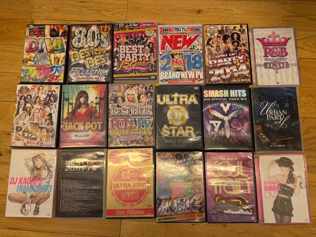 Best of partyなどの洋楽DVDコレクション　まとめ売り18枚セット