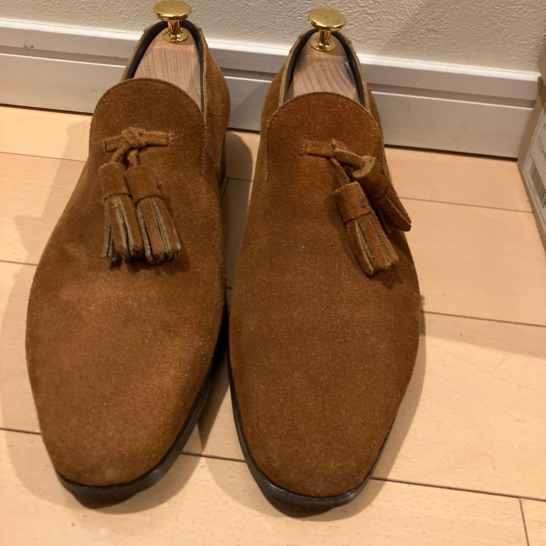 SAINT CRISPIN'S ブラウン タッセルローファー