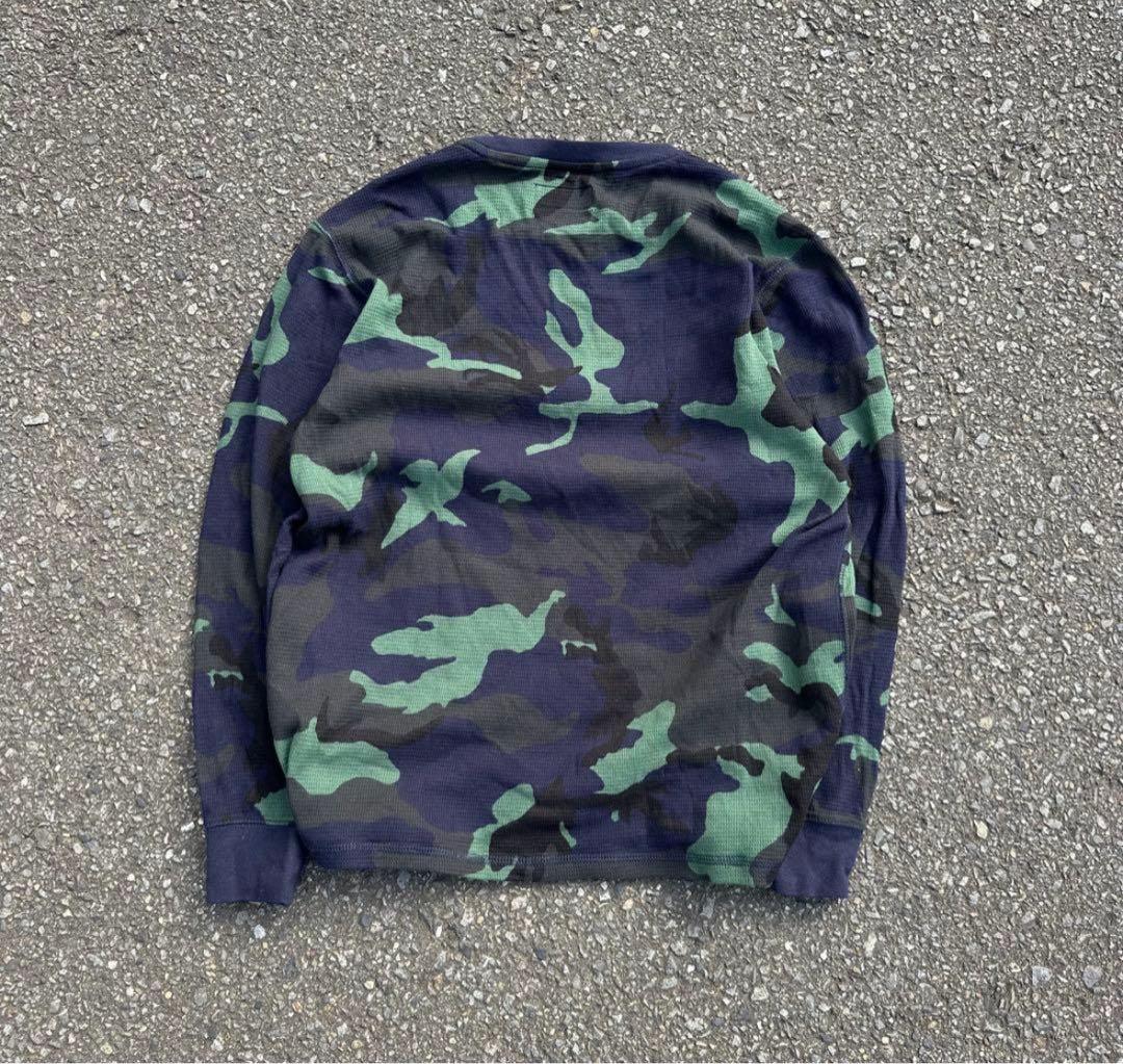 ポロ サーマル ロンT 迷彩 短丈