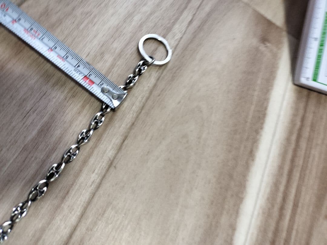 新品未使用 シルバー925 ウォレットチェーン シルバー 約68cm S-33