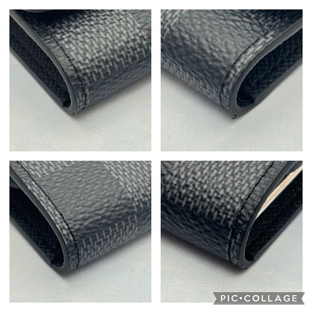 ルイヴィトン ミュルティクレ6 ダミエ グラフィット ICチップ