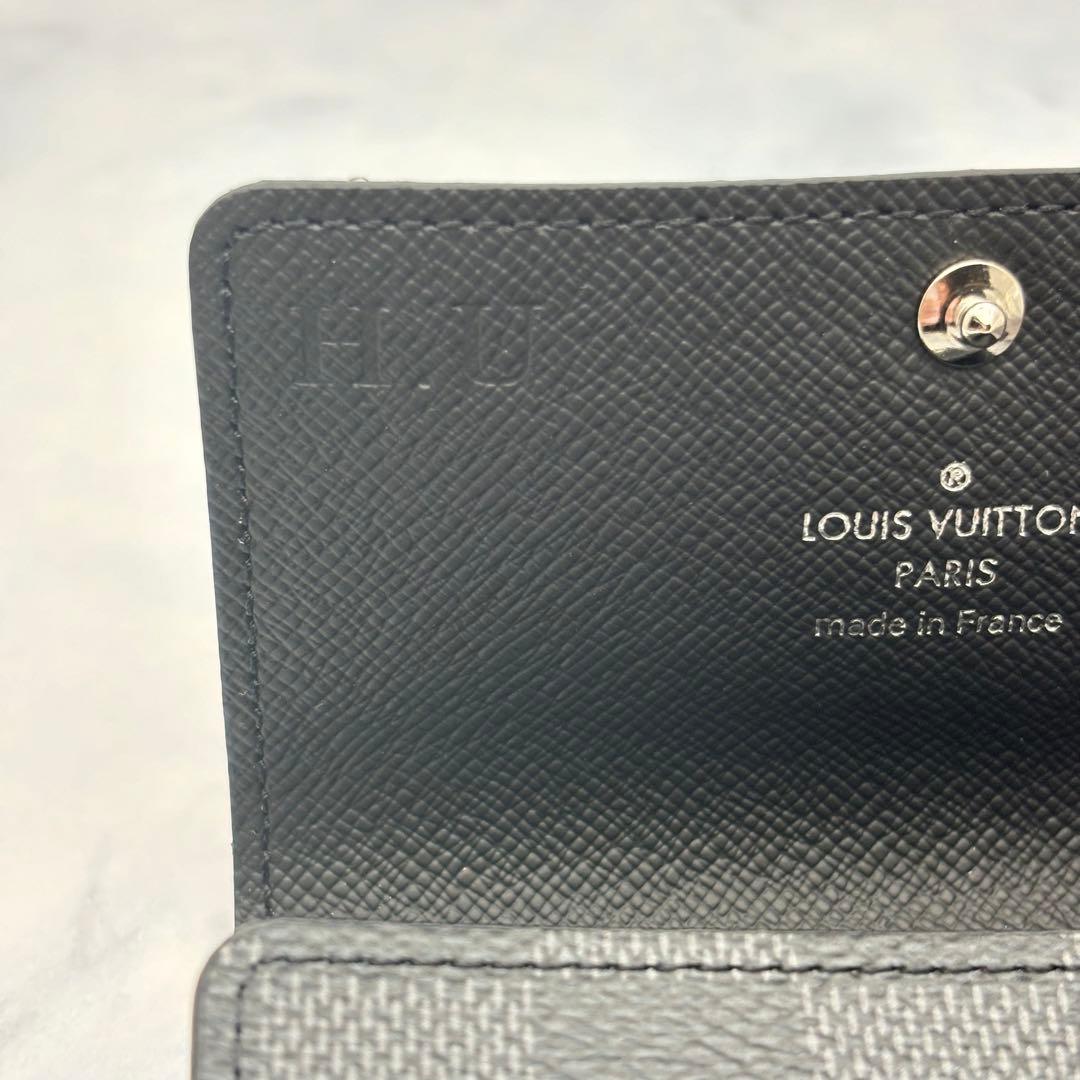 ルイヴィトン ミュルティクレ6 ダミエ グラフィット ICチップ