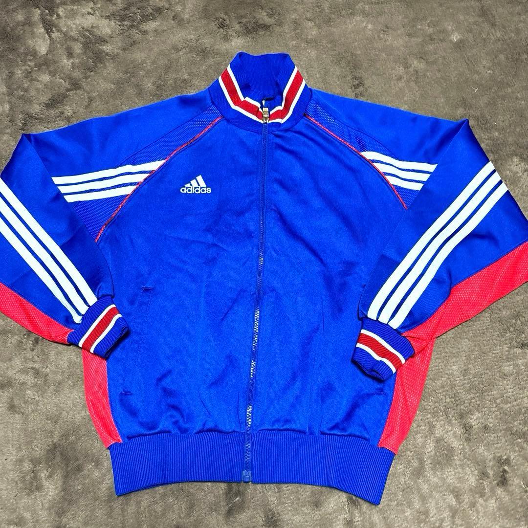 【セットアップ】アディダス ジャケット パンツ 上下セット ヴィンテージ ブルー