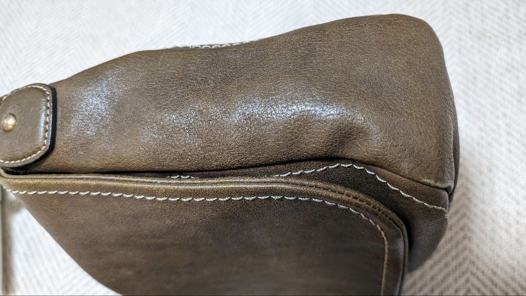 土屋鞄 限定色 トーンオイルヌメ ダークグリーン