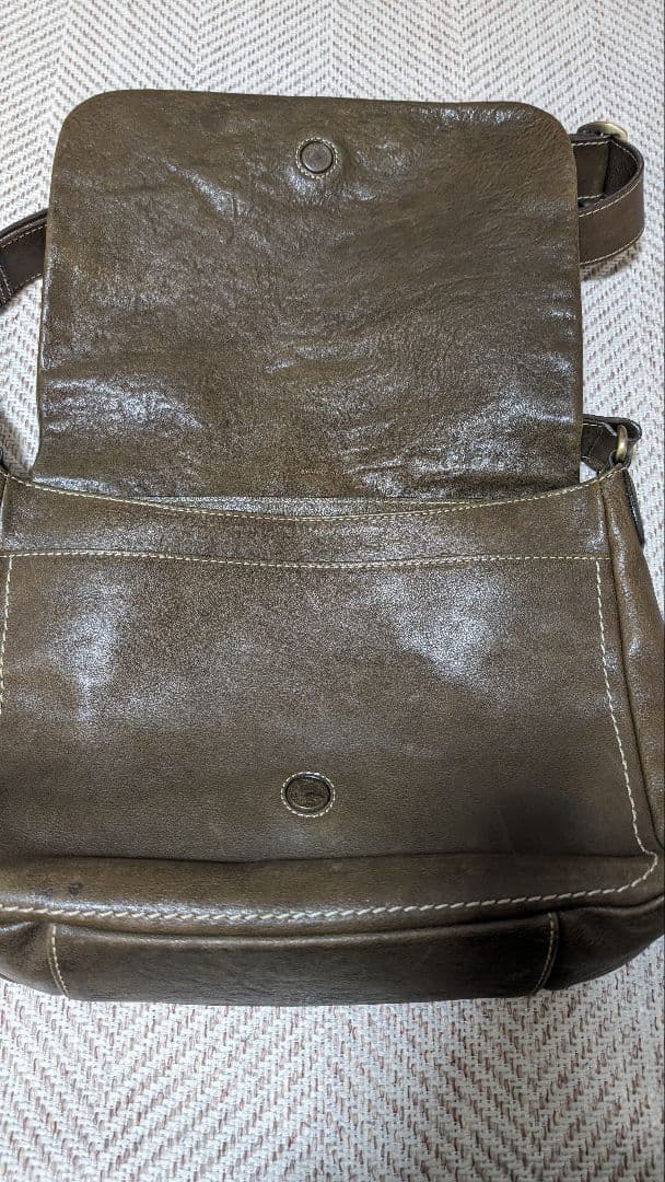 土屋鞄 限定色 トーンオイルヌメ ダークグリーン