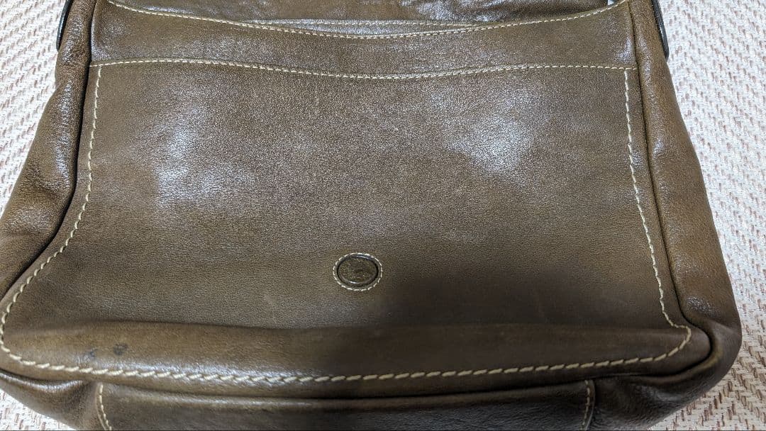 土屋鞄 限定色 トーンオイルヌメ ダークグリーン