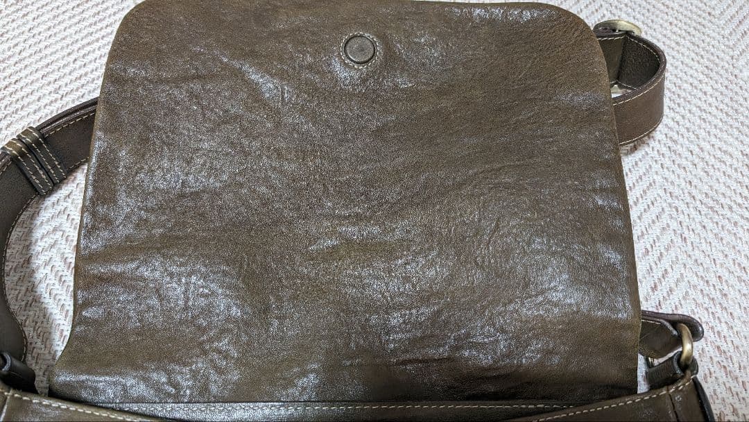 土屋鞄 限定色 トーンオイルヌメ ダークグリーン