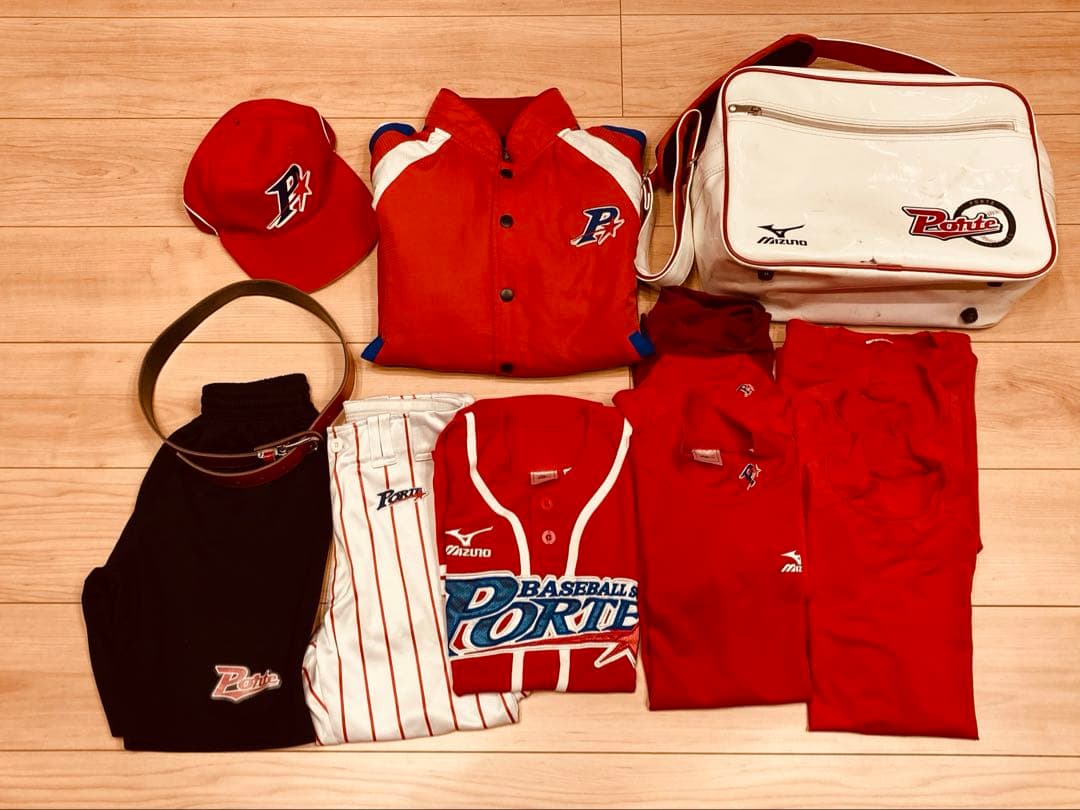 ポルテ　ユニフォーム　140 13点セット　グラウンドコート付き　Porte