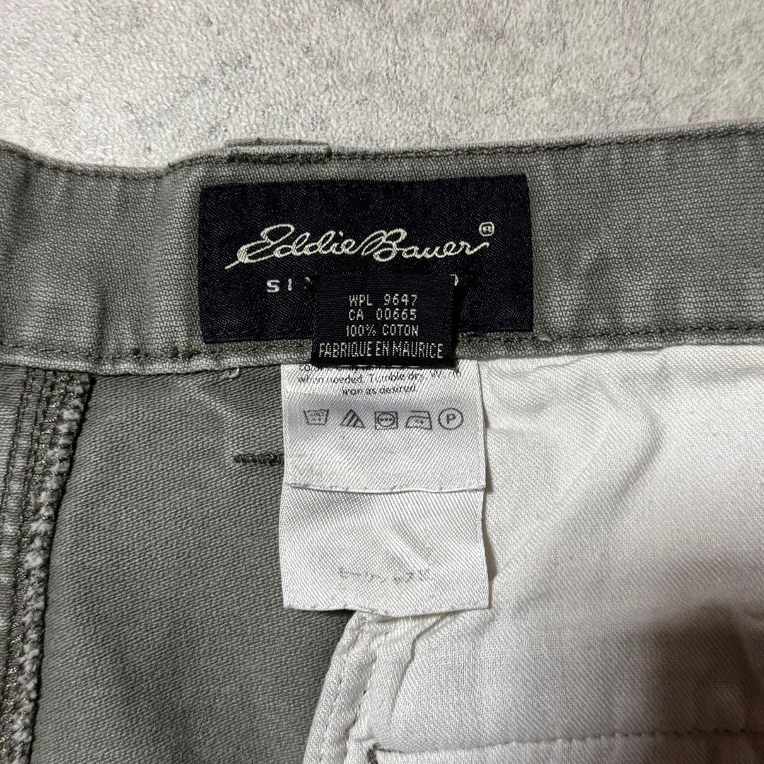 00s エディーバウアー ベイカーパンツ L字ポケット カーキ フェードカラー
