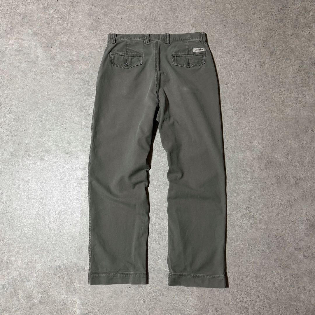 00s エディーバウアー ベイカーパンツ L字ポケット カーキ フェードカラー