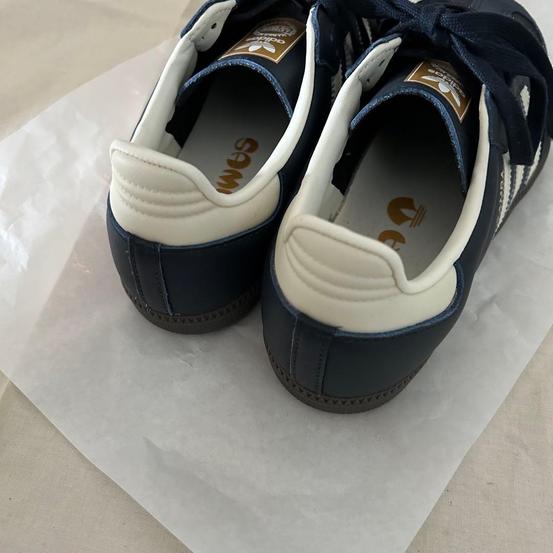 mさま新品未使用 adidasサンバ　ネイビー24.5㎝