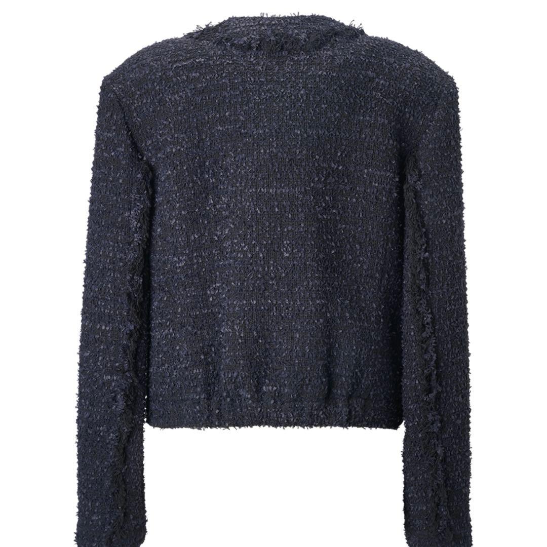 ☆未使用☆ボーダーズアットバルコニー　フリンジツイードジャケット