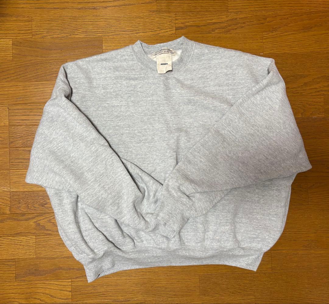 SHISHIKUI Brushed Crew グレー Mサイズ