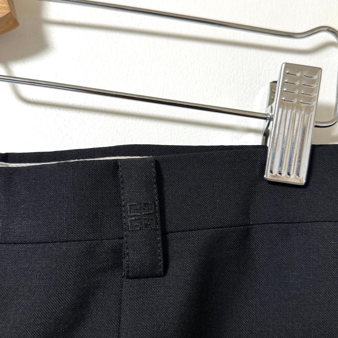 90s GIVENCHY ウールモヘヤ ワイド スラックス ジバンシー