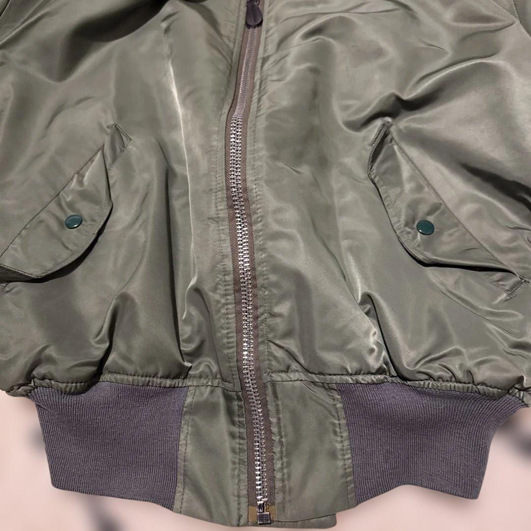 MA-1 フライトジャケット リバーシブル オリーブ オレンジ ビッグサイズ