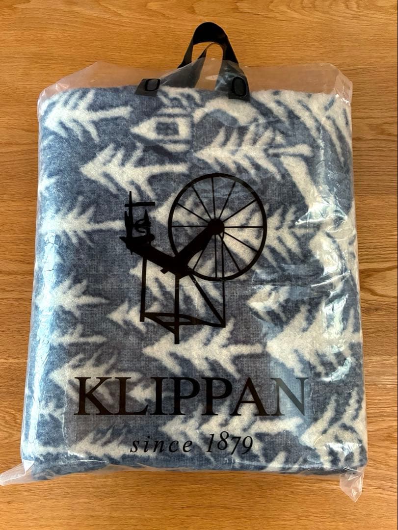 KLIPPAN ミナペルホネン ブランケット　ハウスインザフォレスト　ネイビー