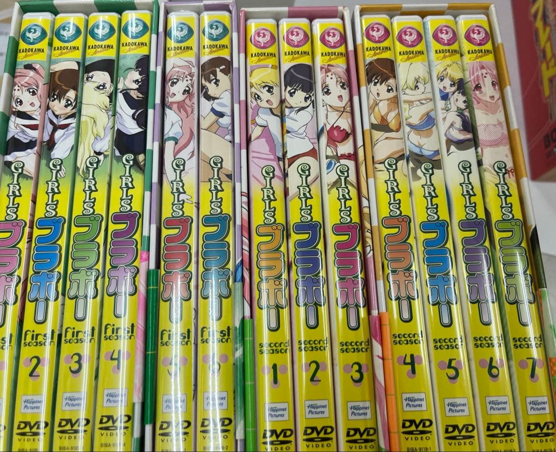 GIRLSブラボー　一期二期　DVD-BOX 全4BOXセット　全巻