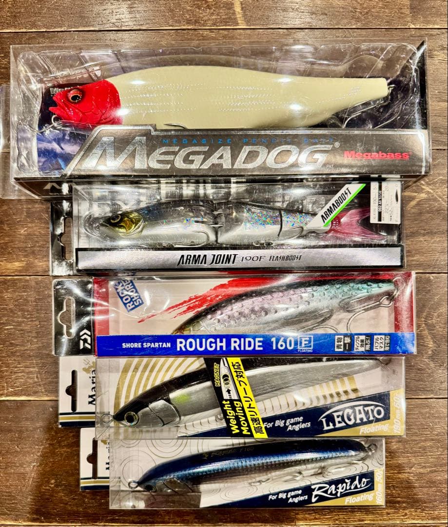 MEGADOG シーバス　ルアー　釣り　ビッグベイト　セット　まとめ売り