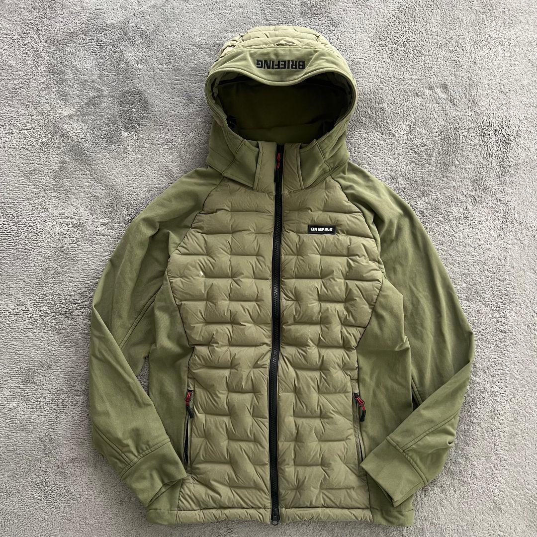 BRIEFING ブリーフィング　ダウンジャケット　中綿　メンズ　ゴルフ　カーキ