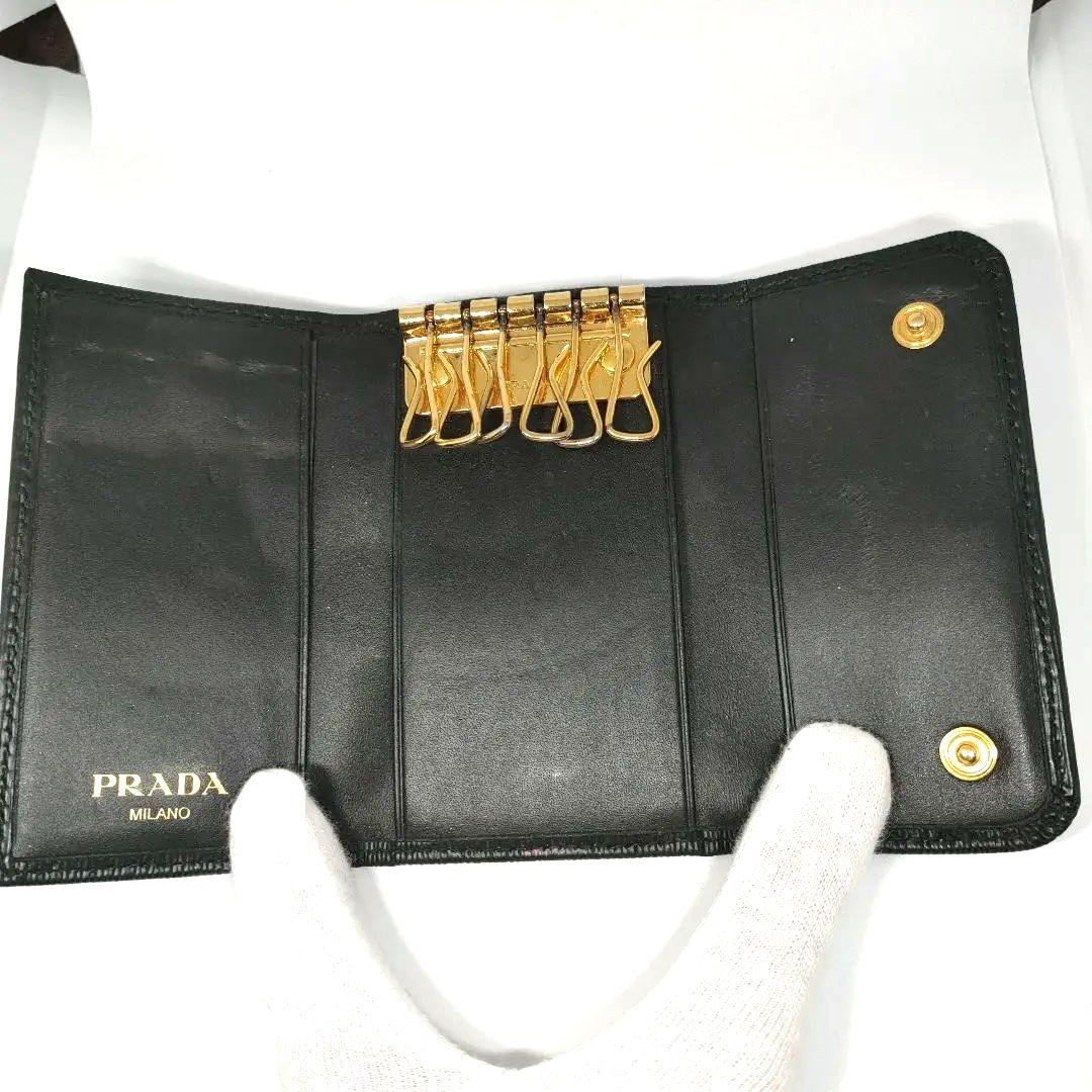 PRADAキーケース　ブラックプラダ美品キーケース