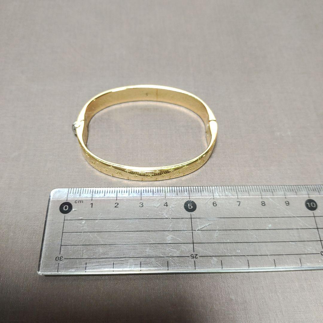 ルイヴィトン　M00251　ブレスレット　ナノグラム　ゴールド