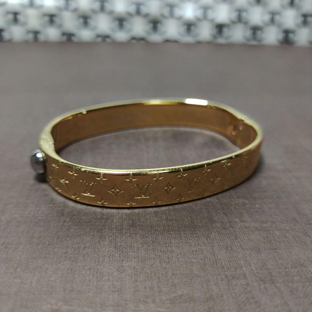 ルイヴィトン　M00251　ブレスレット　ナノグラム　ゴールド
