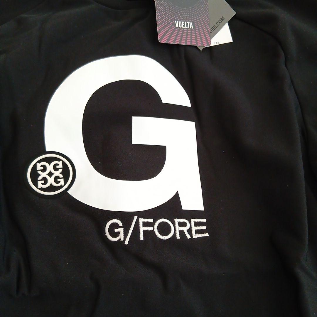 ジーフォアG/FORE の裏起毛モックネック黒