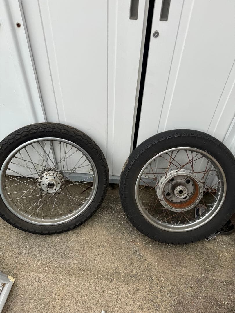 HONDA CB750four CB750k1 純正前後ホイール(タイヤ付き)