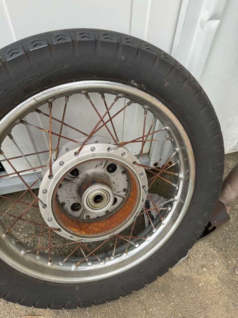 HONDA CB750four CB750k1 純正前後ホイール(タイヤ付き)