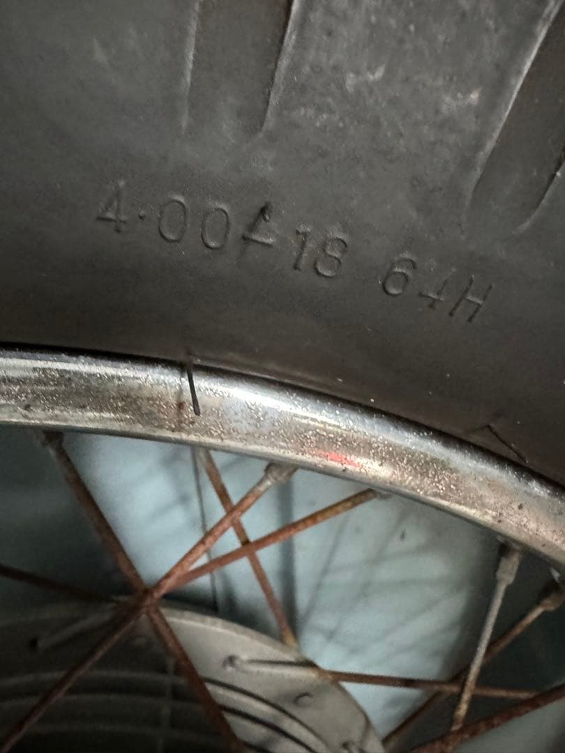 HONDA CB750four CB750k1 純正前後ホイール(タイヤ付き)